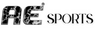 AE Sports logo on a white background