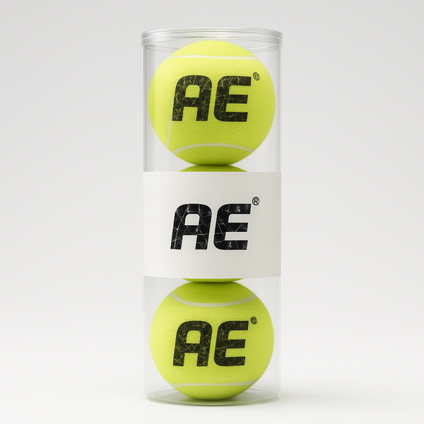 AE Sports International — Pro Tape-Ball Tennis Balls (3-Ball Tube) | High Bounce, Durable Felt, Match-Ready
