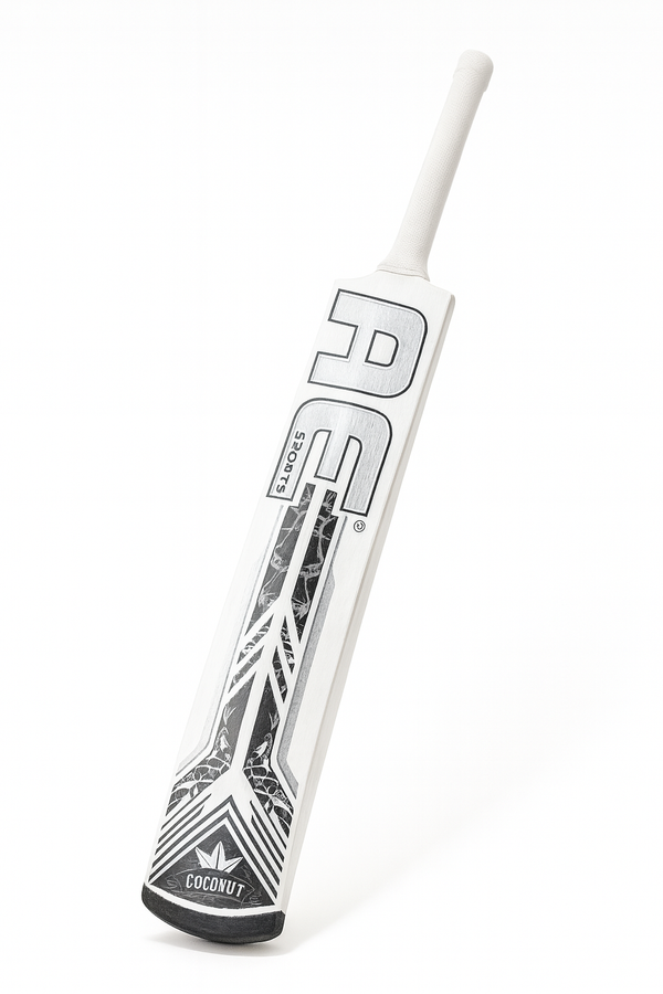 AE Stealth Edition | Coconut-Wood Tape-Ball Bat (Black/White)
