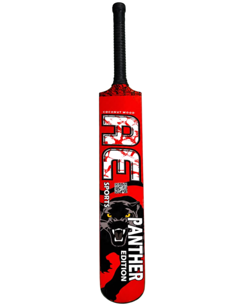 Panther Edition Tape Ball Bat – Red — view 2