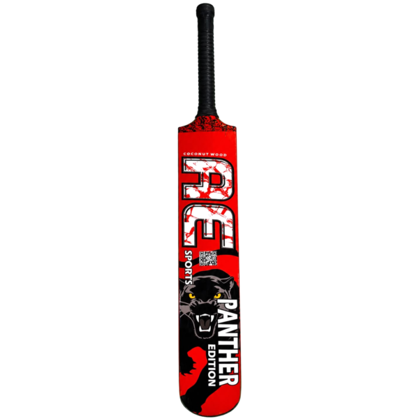 Panther Edition Tape Ball Bat – Red — view 2