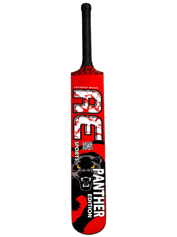 Panther Edition Tape Ball Bat – Red — view 3