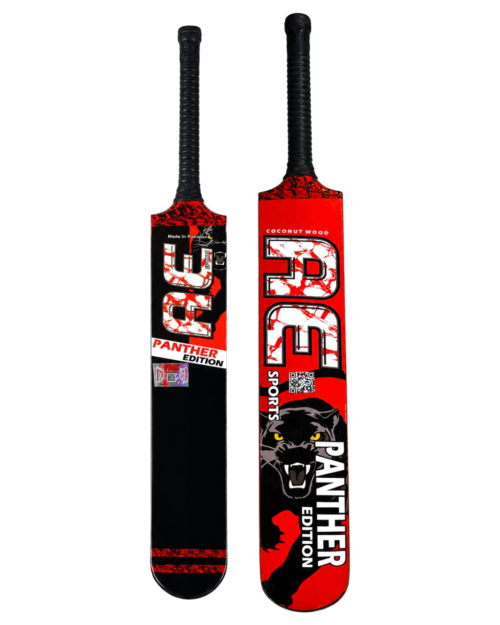 Panther Edition Tape Ball Bat – Red