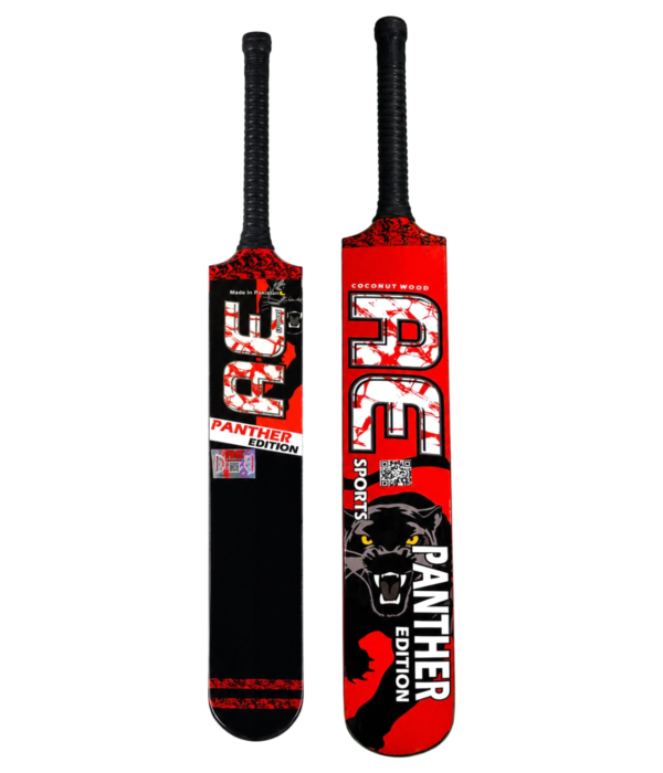 Panther Edition Tape Ball Bat – Red